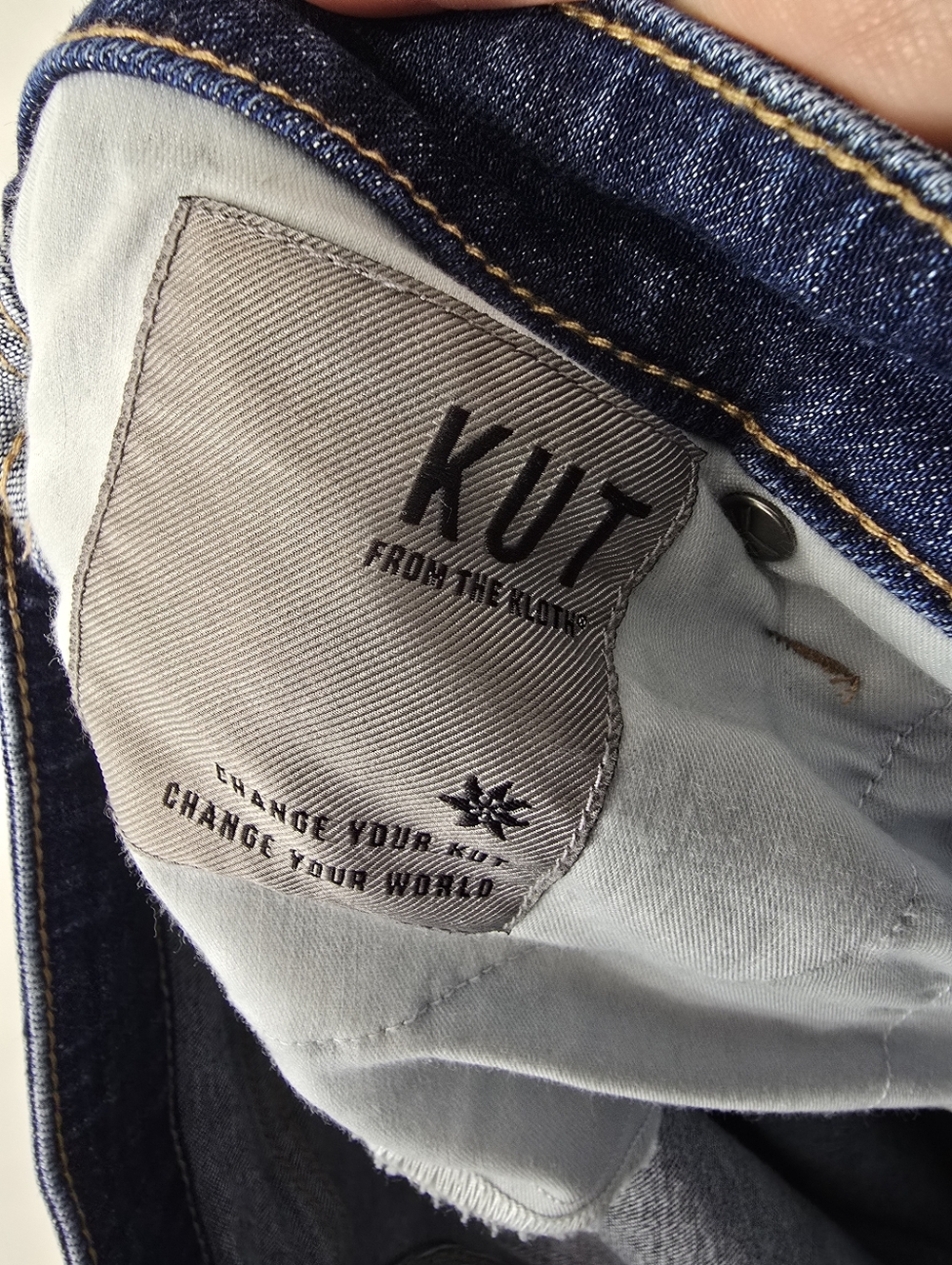 Kut From The Kloth Catherine Fab Ab Boyfriend High Rise Waist Denim Jeans Sz 16 - Picture 11 of 12